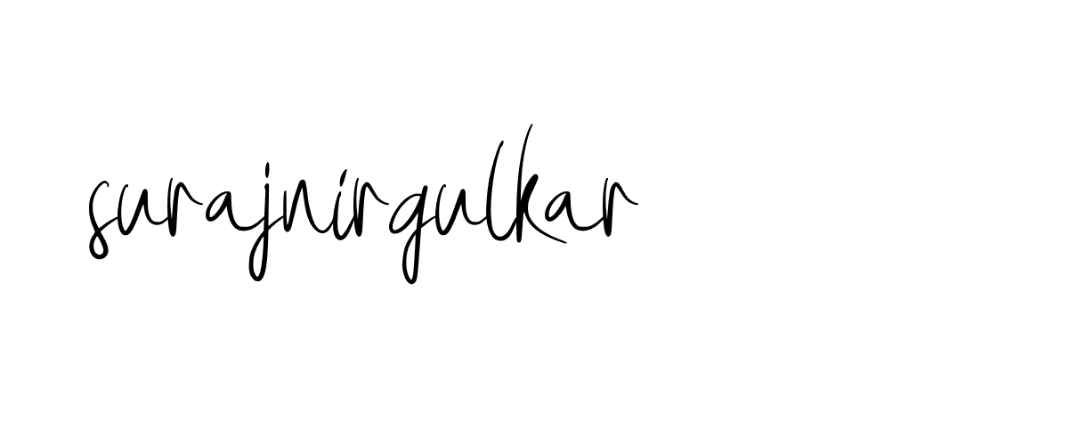 Signature of surajnirgulkar