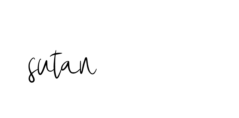 Signature of sutan