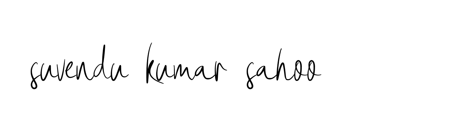 Signature of suvendu-kumar-sahoo