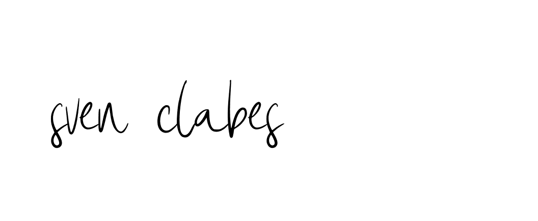 Signature of sven-clabes