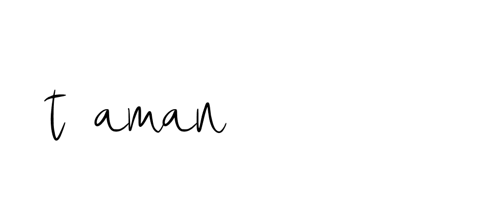 Signature of t-aman