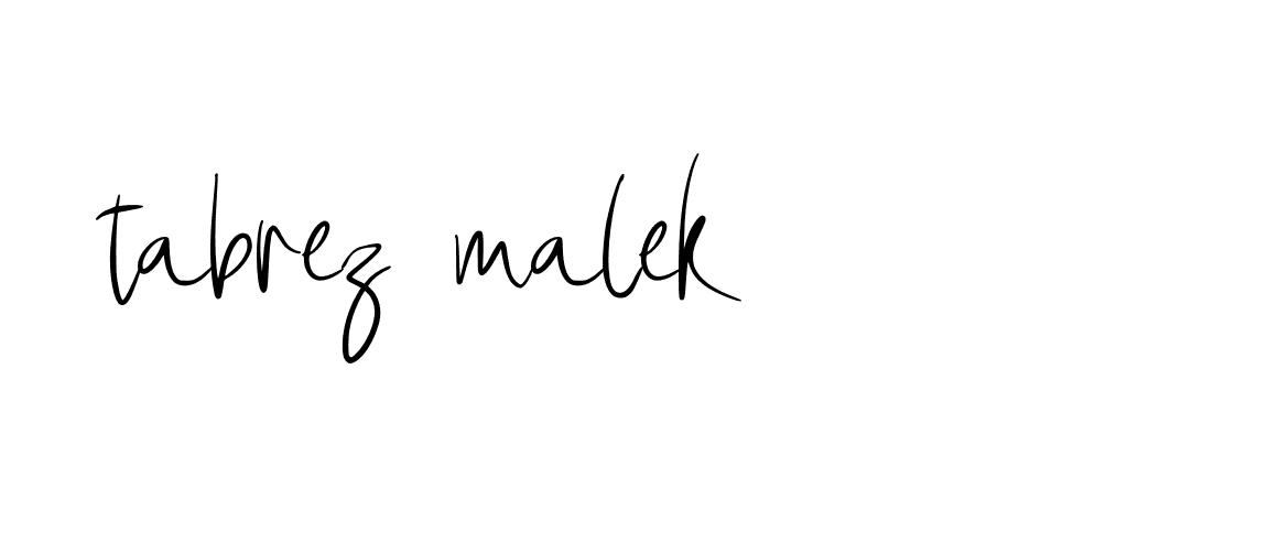 Signature of tabrez-malek