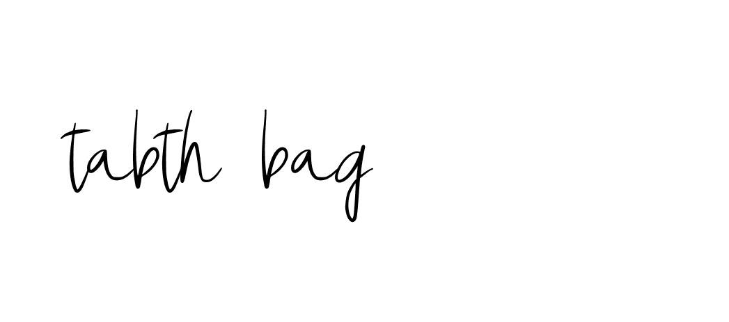 Signature of tabth-bag