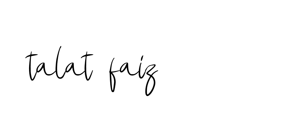 Signature of talat-faiz