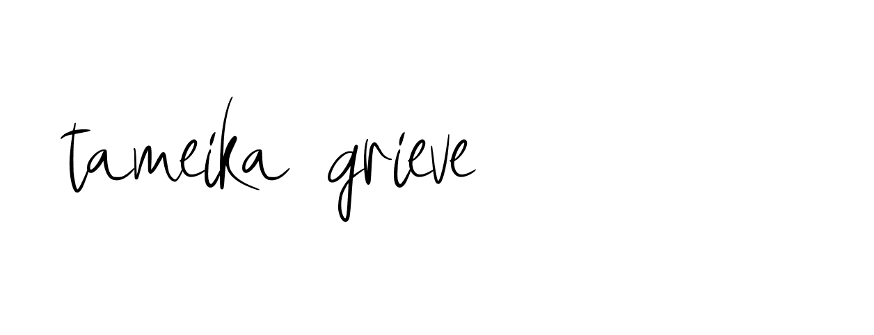 Signature of tameika-grieve-