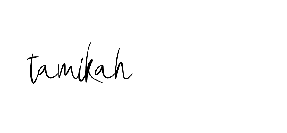 Signature of tamikah