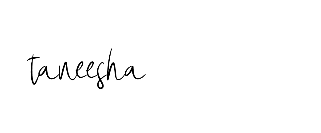 Signature of taneesha-