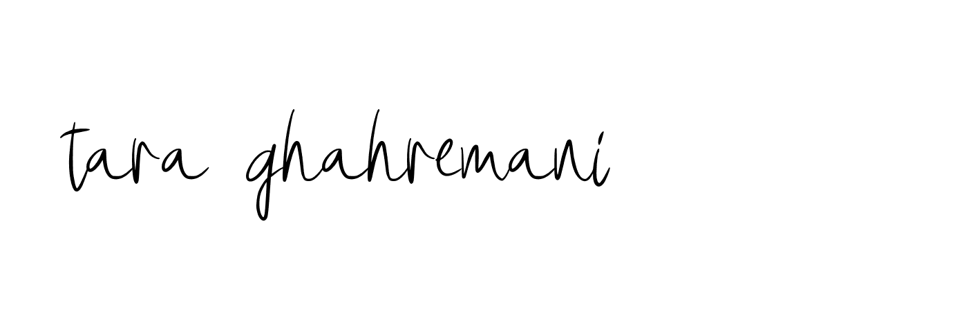 Signature of tara-ghahremani