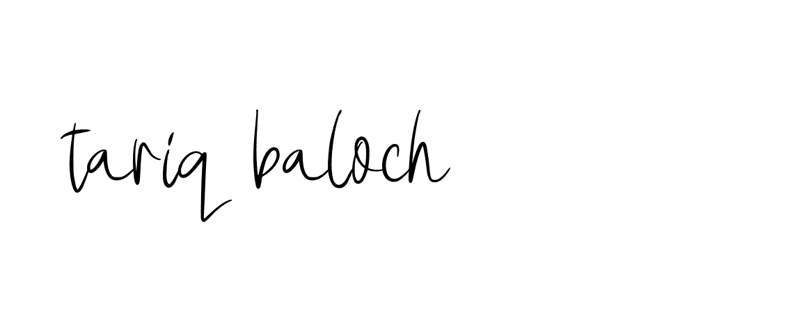 Signature of tariq-baloch