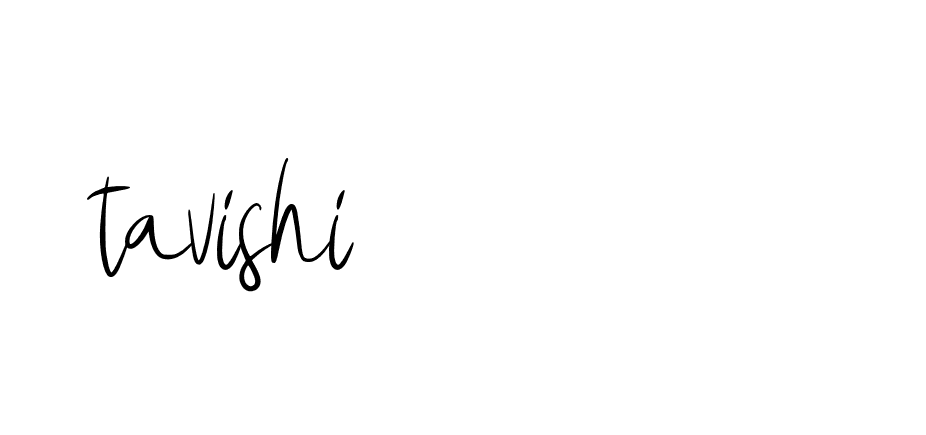 Signature of tavishi-