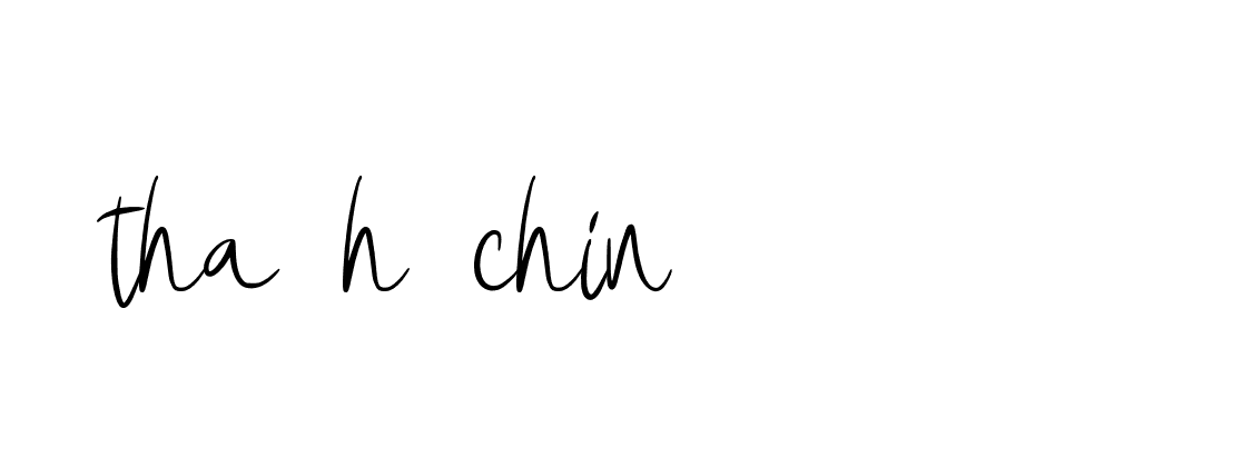 Signature of tha-h-chin