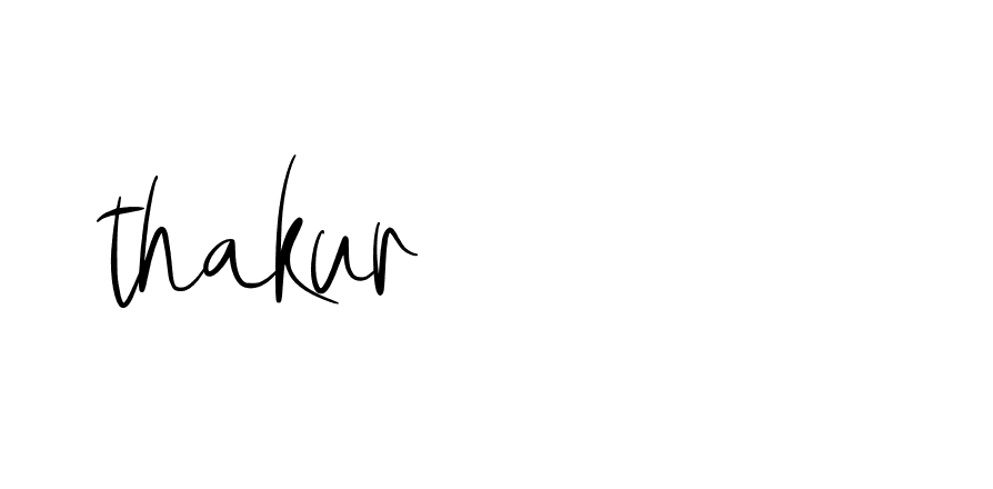 Signature of thakur