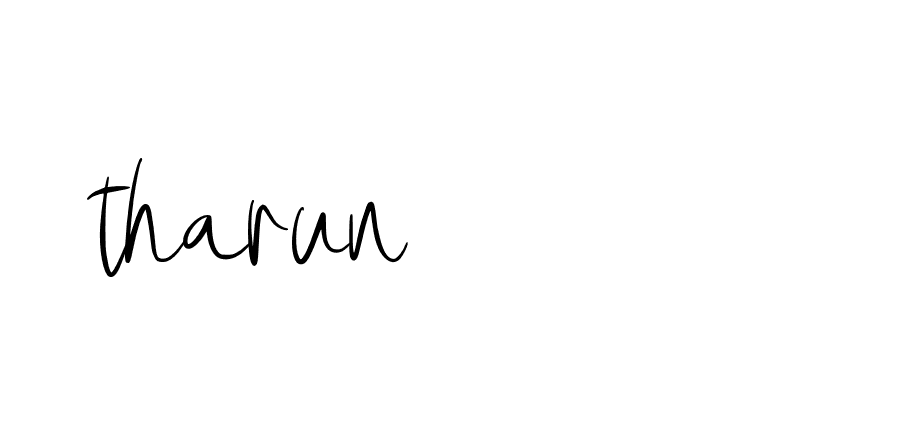 Signature of tharun