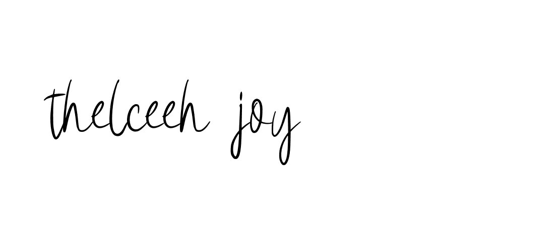 Signature of thelceeh-joy