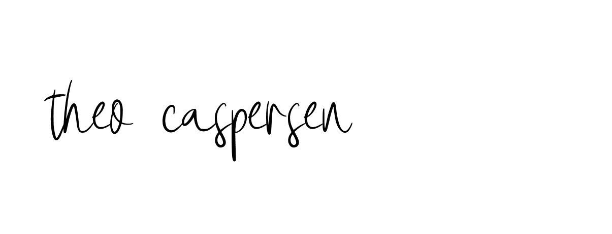 Signature of theo-caspersen