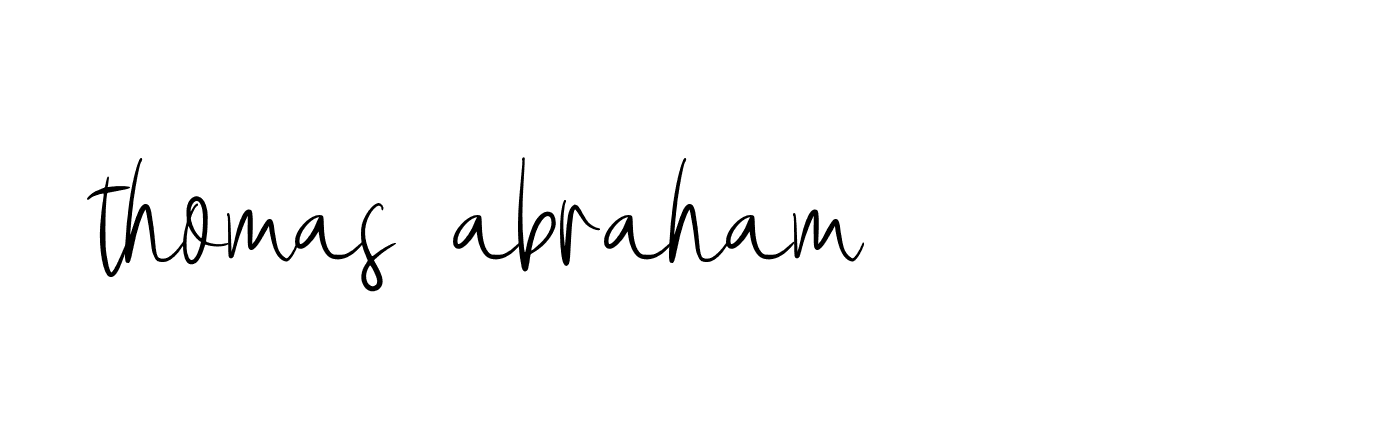 Signature of thomas-abraham