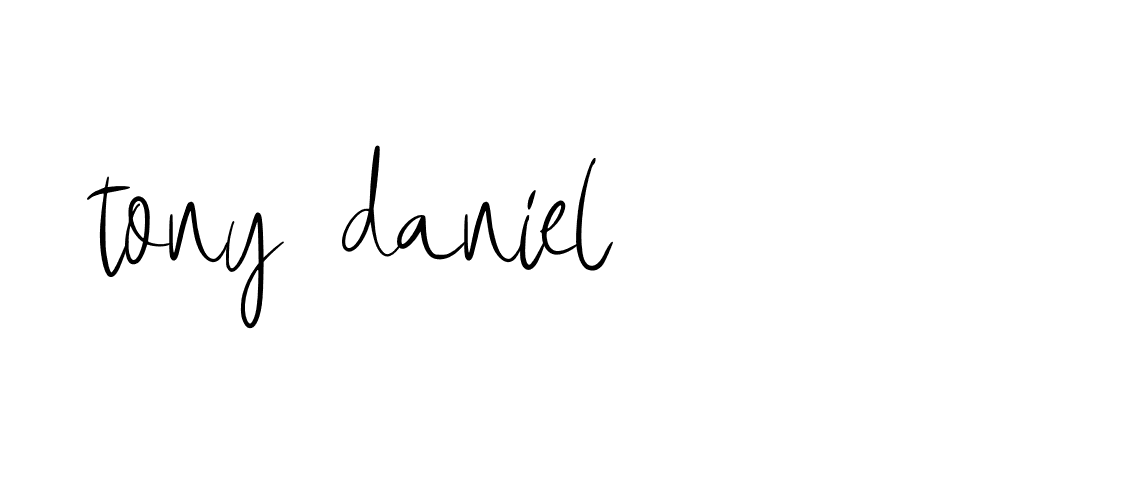 Signature of tony-daniel