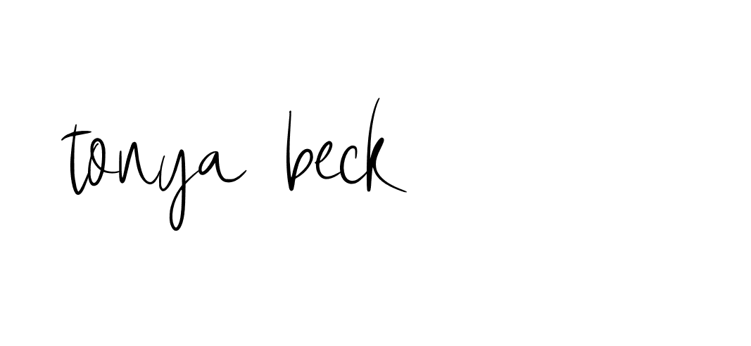 Signature of tonya-beck