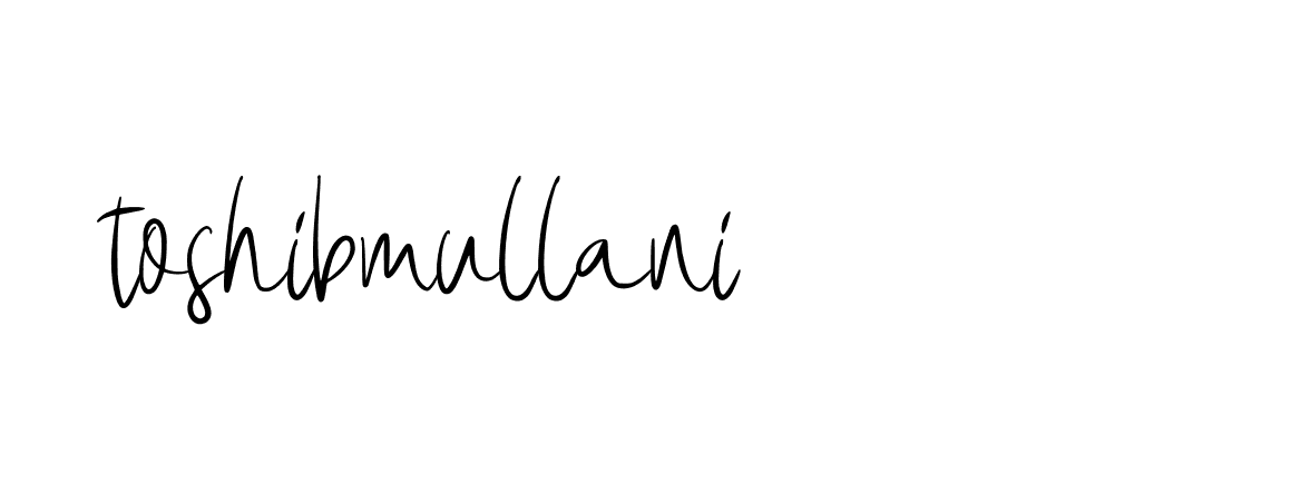 Signature of toshibmullani