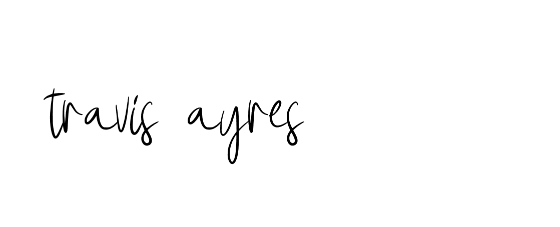 Signature of travis-ayres