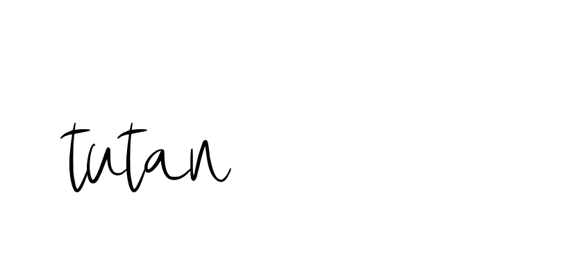 Signature of tutan