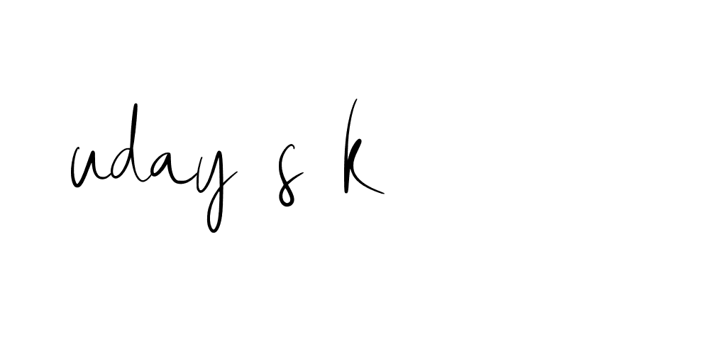 Signature of uday-s-k