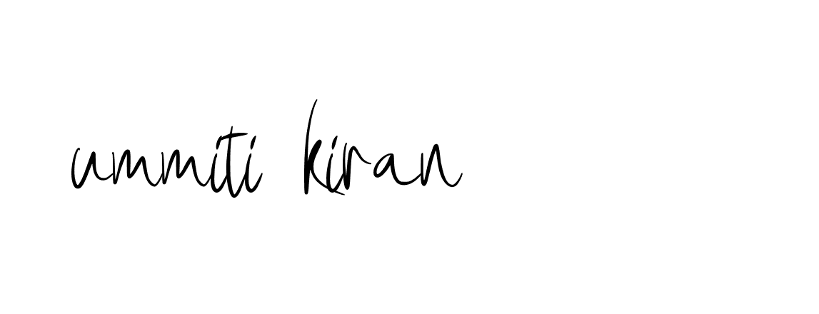 Signature of ummiti-kiran