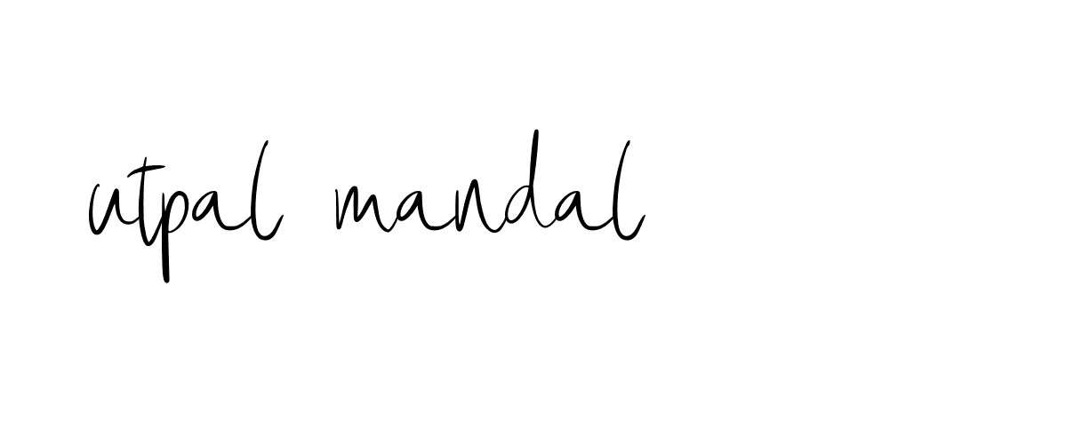 Signature of utpal-mandal