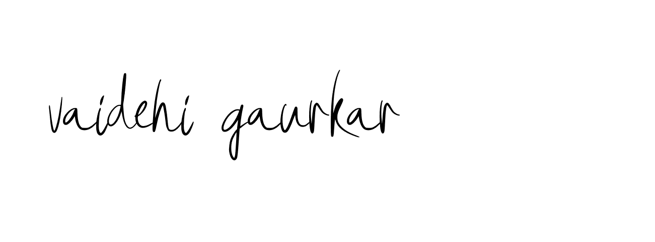 Signature of vaidehi-gaurkar