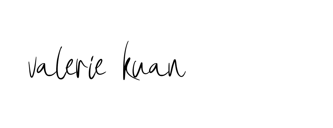 Signature of valerie-kuan