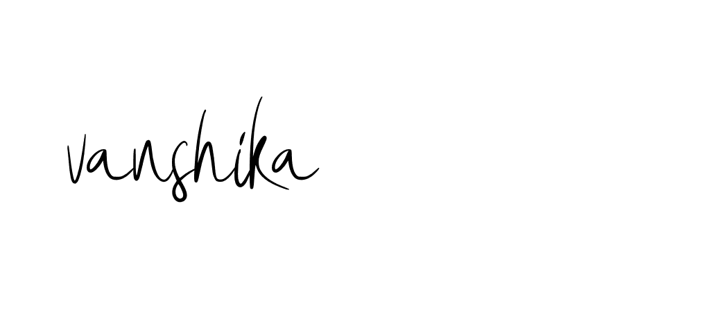 Signature of vanshika-