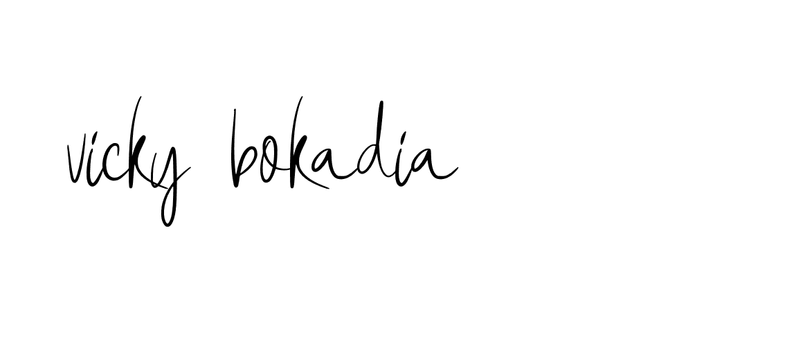 Signature of vicky-bokadia