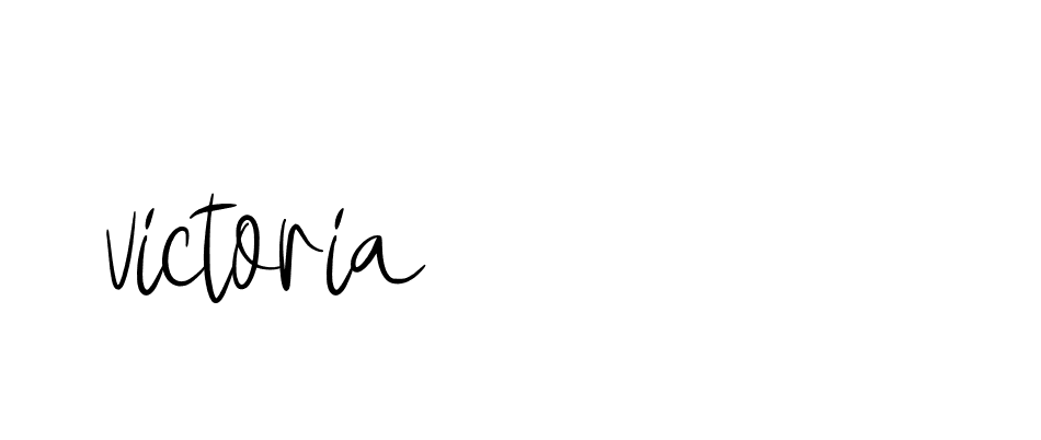 Signature of victoria-