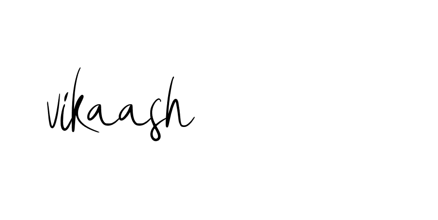 Signature of vikaash