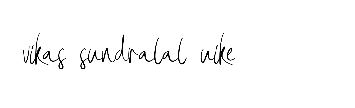 Signature of vikas-sundralal-uike