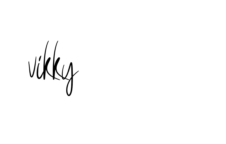 Signature of vikky