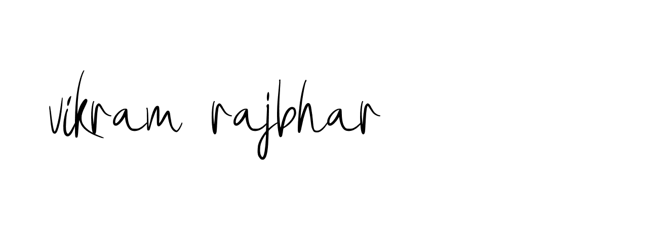 Signature of vikram-rajbhar-