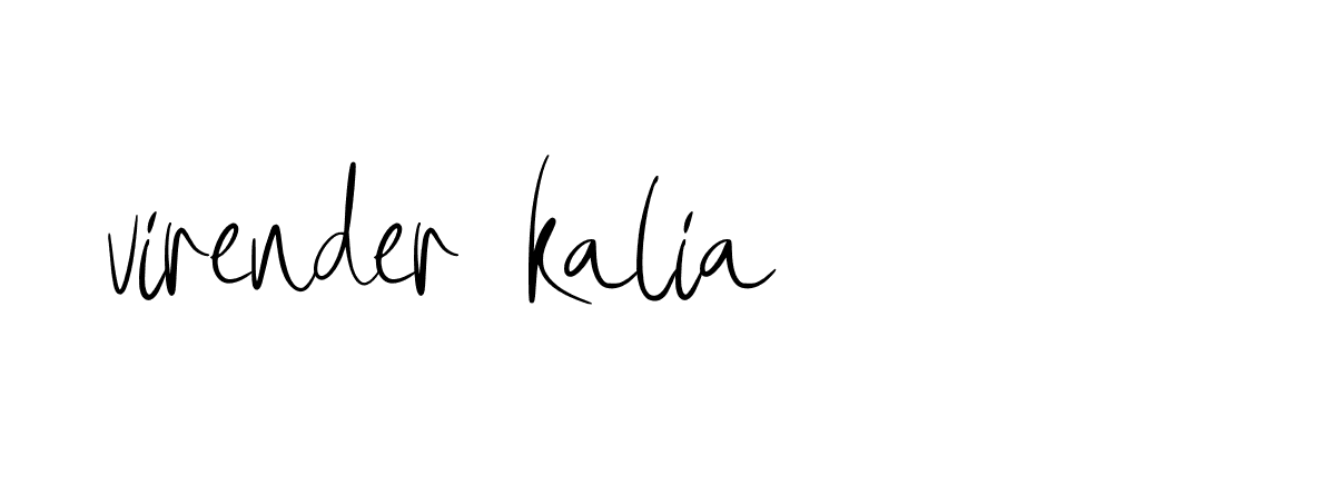 Signature of virender-kalia