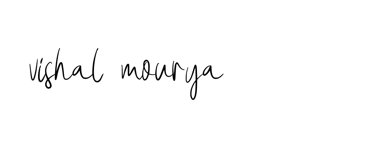 Signature of vishal-mourya