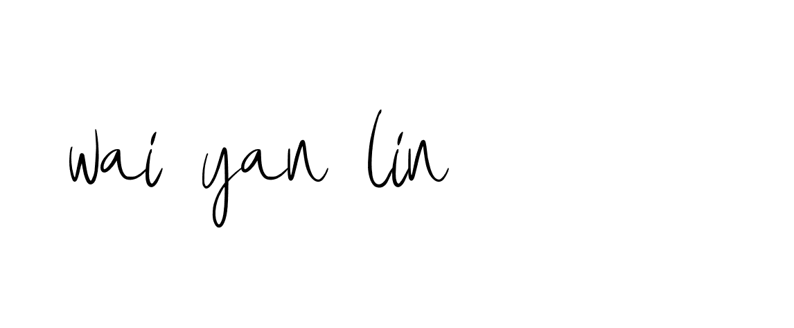 Signature of wai-yan-lin