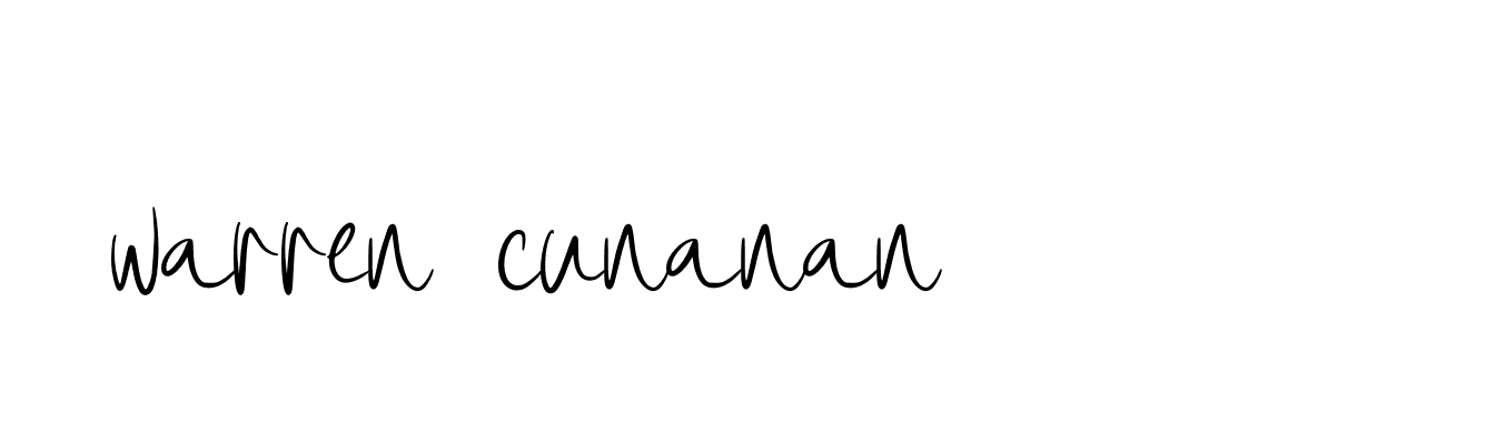 Signature of warren-cunanan