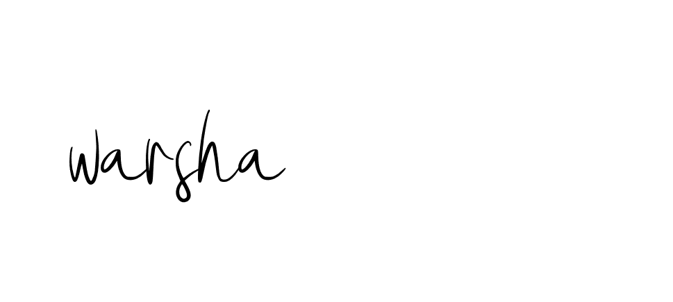 Signature of warsha-