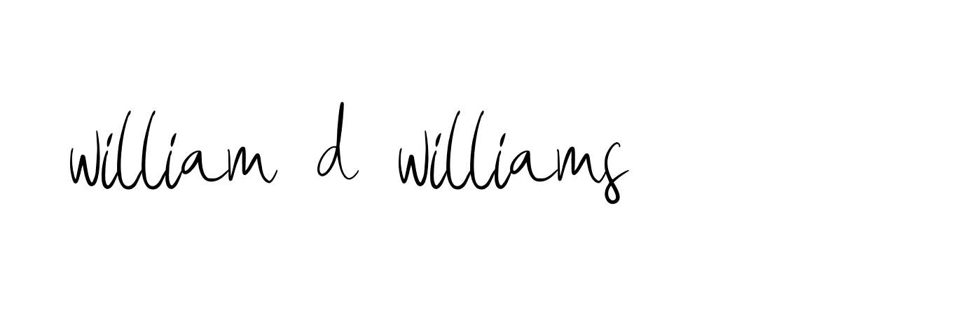 Signature of william-d-williams