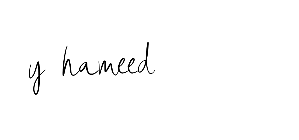 Signature of y-hameed