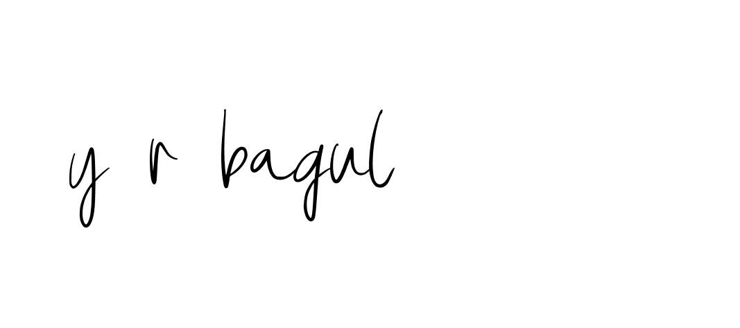 Signature of y-r-bagul