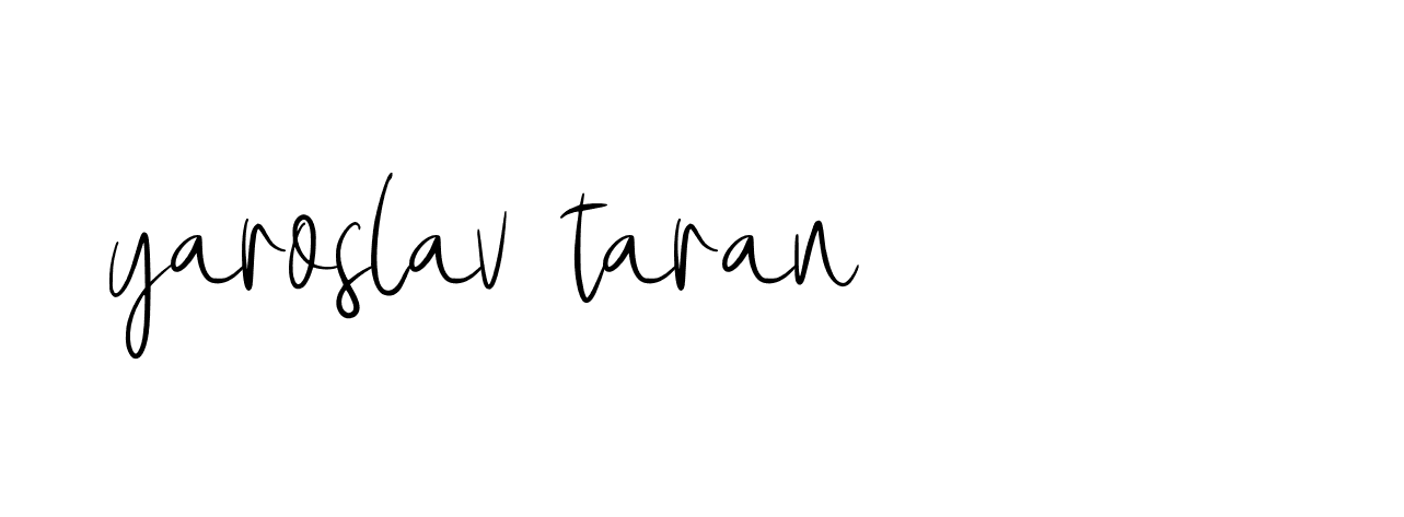 Signature of yaroslav-taran