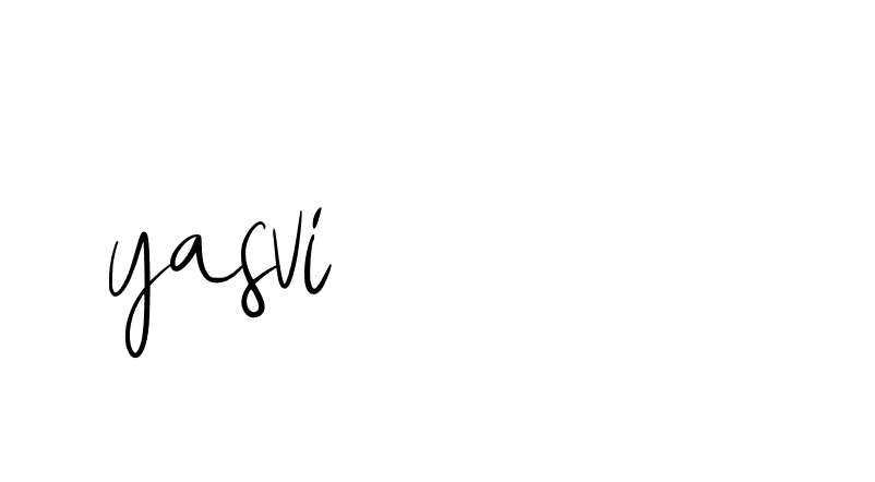 Signature of yasvi