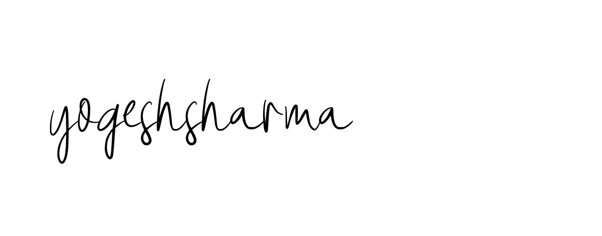 Signature of yogeshsharma