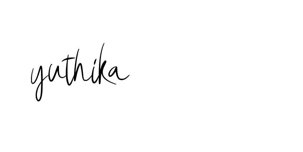 Signature of yuthika-