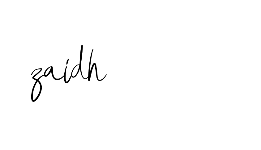 Signature of zaidh